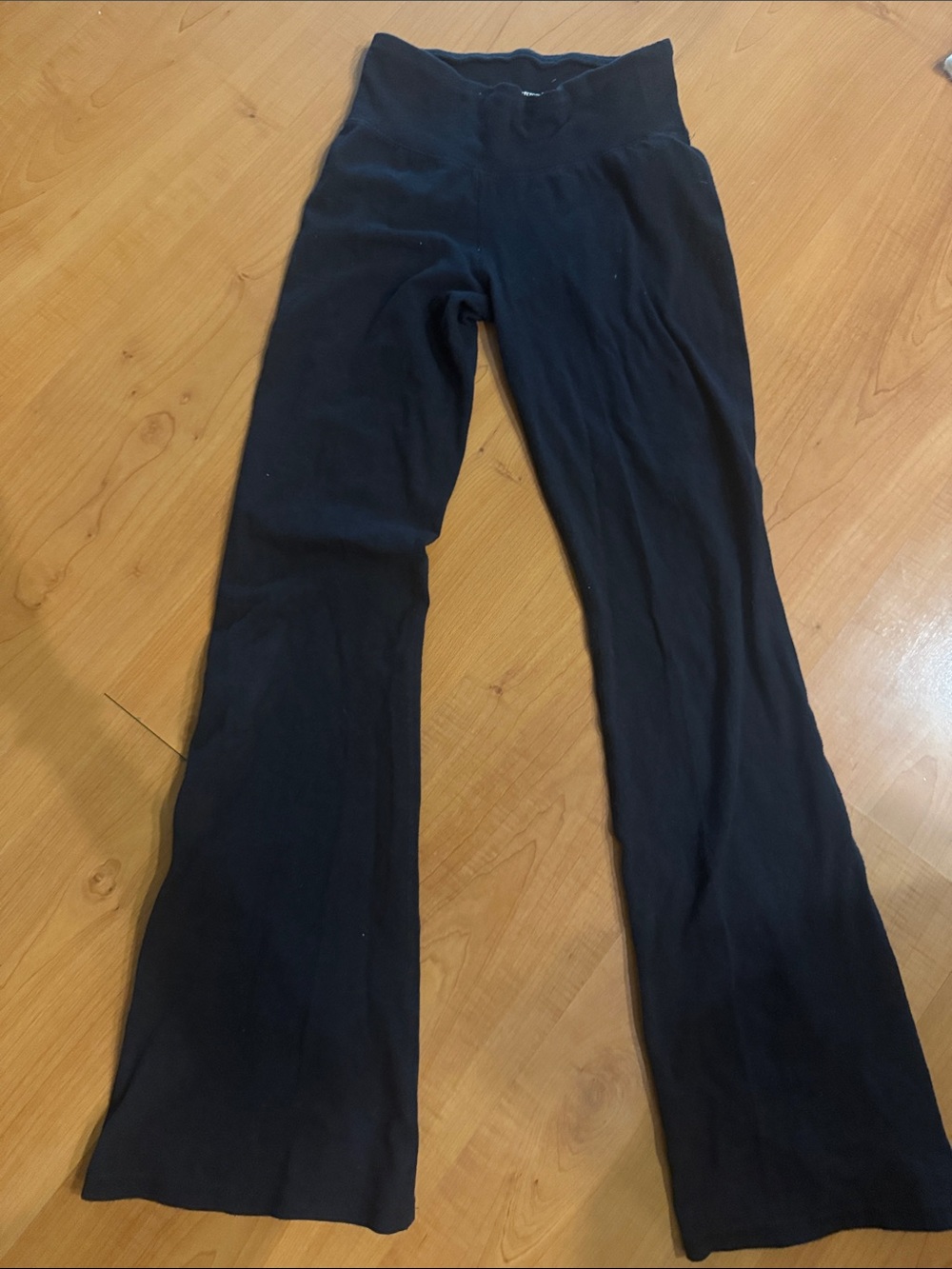 abercrombie kids Black Flare Leggings